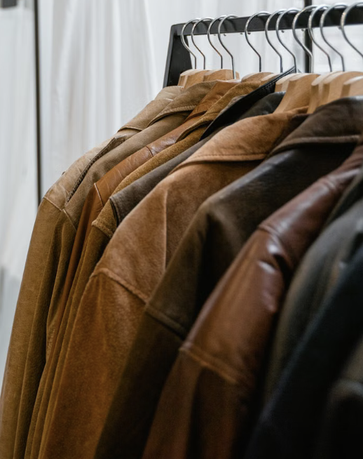 manteau cuir